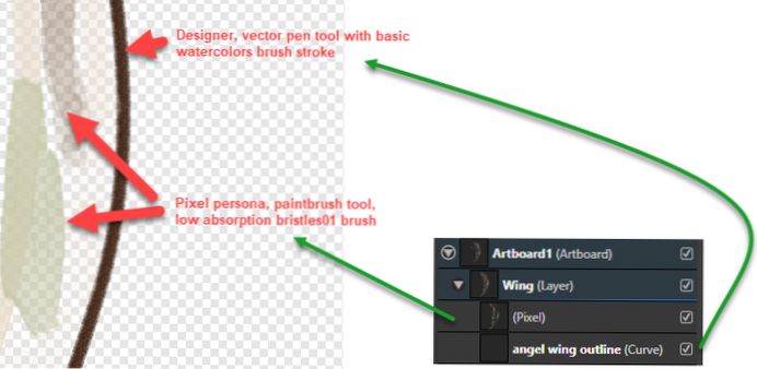 Affinity Designer как перекрасить в Pixel Persona